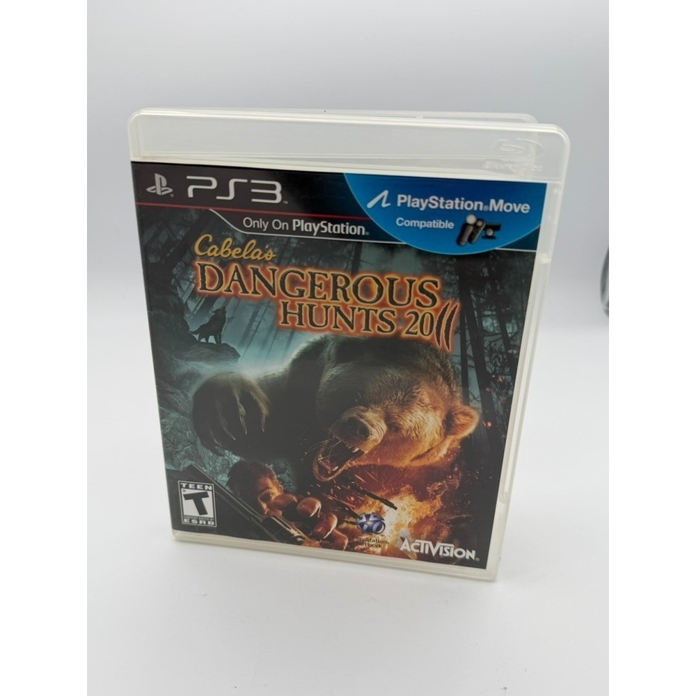 Cabela's Dangerous Hunts‎ 2011 PS3 Case & Disc PlayStation 3 Tested
